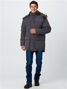 Куртка зимняя Аляска-Люкс (тк.Карелия), серый