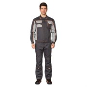 Костюм мужской Бренд 1 2020 темно-серый/светло-серый (куртка и брюки)