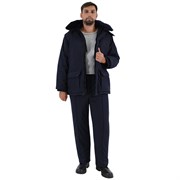 Костюм мужской утепленный форменный темно-синий (куртка и брюки)
