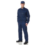Костюм мужской Ясон синий для сотрудников охранных предприятий (куртка и брюки)