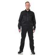 Костюм мужской Ясон черный для сотрудников охранных предприятий (куртка и брюки)