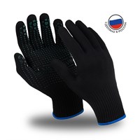 Перчатки MANIPULA SPECIALIST® Механик Блэк (нейлон/хлопок+ПВХ), MG-114