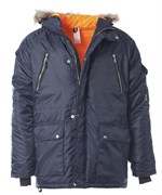 Куртка зимняя Аляска (тк.Оксфорд) ЭТАЛОН, т.синий (100722)