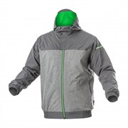 HEINER Куртка водостойкая темно-серая/зеленая