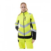 Женская сигнальная куртка Brodeks KS229, желтый/черный