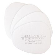 6021 Фильтр противоаэрозольный (предфильтр) Jeta Safety класса P1 R , в упаковке 4 шт/коробка 100 шт
