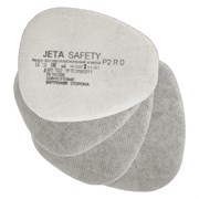 7022-P2RD Предфильтр противоаэрозольный Jeta Safety класса P2 R с углем, в упаковке 4 шт