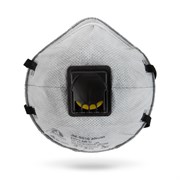 JM-8616 Micron Одноразовый респиратор с клапаном с углем А, FFP1 NR D, чашеобразный (упак. 10 шт)