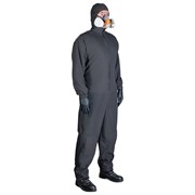 JPC-155-L Paint-ExpertКомбинезон малярный многоразовый с наколенниками, т.-серый, 70 г/м², р.L/50-52