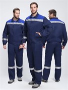 Костюм Легион-1 СОП CH (тк.Смесовая,210) брюки, т.синий/васильковый