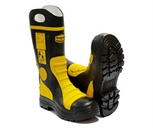 Сапоги защитные резиновые c МП «Tigar» 40 см. черные с желтым, арт. 81502