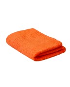 Полотенце махровое (50х90) оранжевый (orange pepper) 430 г/м2 (Туркмения) (х120)