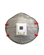 Респиратор ВМ-8763 NR D FFP3 (50 ПДК) с клапаном, чашеобразная, от аэрозолей (кр10х360)