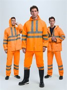 Костюм влагозащитный сигнальный ProfLineSpecialist СОП (ПВХ,210), оранжевый
