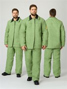 Костюм сварщика зимний 1 кл.защиты (тк.Брезент,480), бежевый