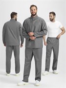 Костюм мужской ХАССП-Стандарт NEW (тк.Смесовая,160), серый