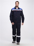 Костюм Флофт-2 СОП У. (тк.Смесовая,210) п/к, т.синий/васильковый/красный