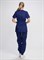 Костюм женский MedLine® Марго (тк.Смесовая,145), т.синий - фото 100119