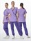 Костюм женский Симпл-001 (тк.Смесовая,120) MedLine, фиолетовый/сирень - фото 100142