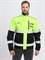 Куртка-трансформер сигнальная ProfLineSpecialist (тк.Смесовая МВО,240), желтый/черный - фото 103372