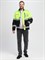 Куртка-трансформер сигнальная ProfLineSpecialist (тк.Смесовая МВО,240), желтый/черный - фото 103373