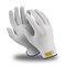 Перчатки МИКРОН ПВХ (MG-111), нейлон, SlipGrip, оверлок, цвет белый - фото 104224