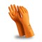 Перчатки ЦЕТРА (CG-947), латекс, 0.75 мм, 320 мм, хлопковая подкладка, цвет оранжевый - фото 104247