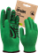 Перчатки трикотажные с ПВХ Прайм, зеленый, (Пер 044Я), картонный ярлык - фото 104288