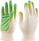 Перчатки ГРИН, х/б с 2-м латексом - фото 104306