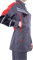 Куртка ХАЙ-ТЕК летняя, серый-красный-черный, женская - фото 104649