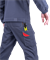 Костюм СТАРАТЕЛЬ летний, серый-красный (Куртка+брюки) - фото 105792