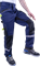 Брюки КОРПОРАЦИЯ летние, синий-черный - фото 105963