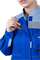 Костюм РАЦИОНАЛИЗАТОР летний, василек-серый, 100% х/б, женский (куртка, брюки) - фото 106428