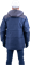 Куртка ШАТЛ зимняя, т/синий-серый - фото 106845
