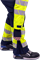 Брюки мужские утепленные ACTIVE, синий-флуоресцентный желтый - фото 107478