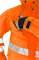 Куртка мужская утепленная ACTIVE, флуоресцентный оранжевый-синий - фото 107645