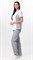 Костюм ГРАЦИЯ, серый-белый - фото 108655