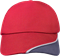 Бейсболка IFORM, красный-серый - фото 109130