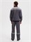 Костюм "Корпус" (куртка+БРЮКИ) тк. смесовая 65/35, пл. 240 г/м2, цв. т.серый/черный/св.серый - фото 172471