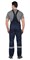 Костюм СИРИУС-СТРОЙГРАД куртка, п/к синий с васильковым СОП 50мм - фото 175811