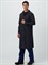 Халат мужской рабочий (тк.Бязь,145), черный - фото 185857