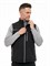 Жилет утепл SoftShell TRUD муж FITTER 2611 черный/серый - фото 193946