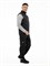 Жилет утепл SoftShell TRUD муж FITTER 2611 черный/серый - фото 193954