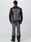 Куртка-трансформер Лидер (тк.Балтекс,210), т.серый/св.серый - фото 46685