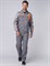 Костюм Союз-Профессионал-1 (тк.Балтекс,240) брюки, серый/св.серый/оранжевый - фото 48730