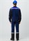 Костюм Виват-1 Премиум (тк.Смесовая,240) брюки, т.синий/черный/васильковый - фото 48785