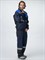 Костюм Виватный-1 (тк.Смесовая,220) брюки, т.синий/черный/васильковый - фото 48806