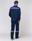 Костюм Легион-1 СОП (тк.Смесовая,210) брюки, т.синий/васильковый - фото 48868