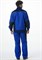 Костюм Милан-Лайт МВО (тк.Балтекс,210) брюки, васильковый/т.синий - фото 48994