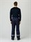 Костюм Нембус-1 СОП (тк.Смесовая,220) брюки, т.синий/серый - фото 49011